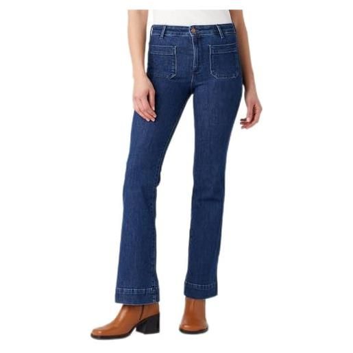 Wrangler flare jeans, hazel, 27w / 32l donna