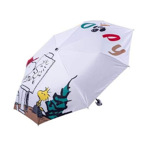 SoYdan snoopys anime ombrello forte antivento e resistente ai raggi uv ombrello da viaggio pieghevole ombrello per ragazze e ragazzi pieghevole