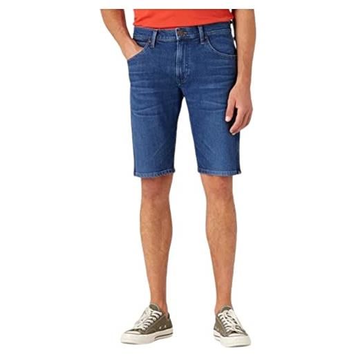 Wrangler pantaloncini colton da uomo - pantaloncini classici in jeans con gamba dritta, desert daze, 39