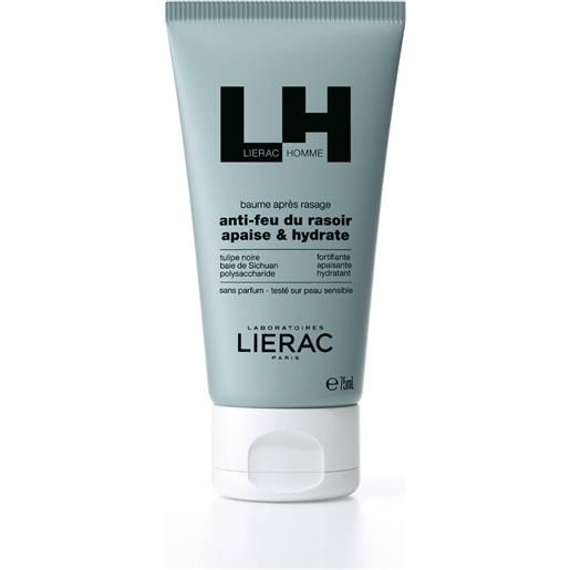 Lierac homme balsamo dopobarba anti-irritazione idratante lenitivo 75ml