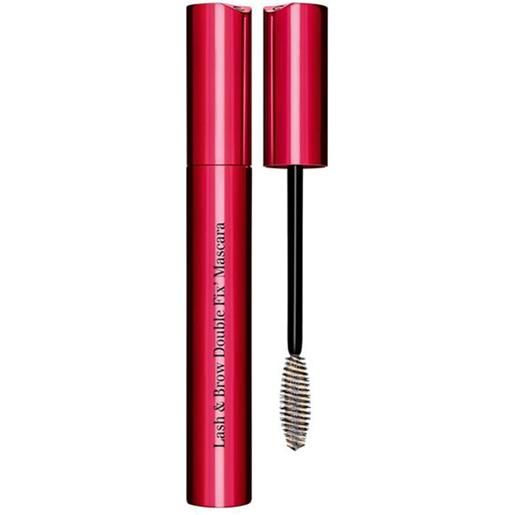 Clarins lash & brow double fix' mascara - gel fissante ciglia e sopracciglia 7 ml