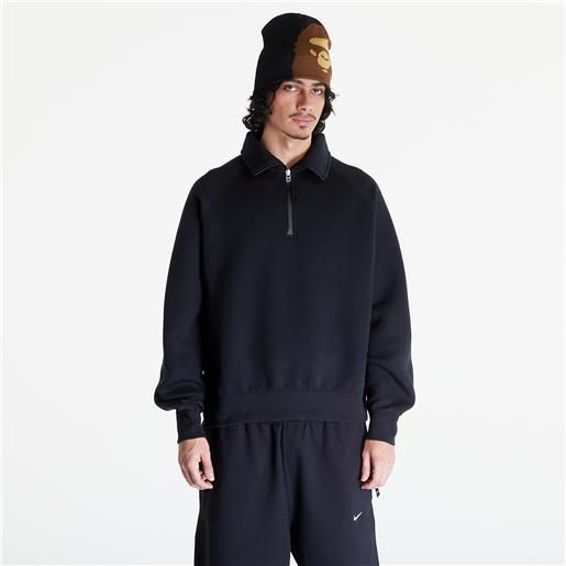 Nike tech fleece men's reimagined 1/2-zip top black