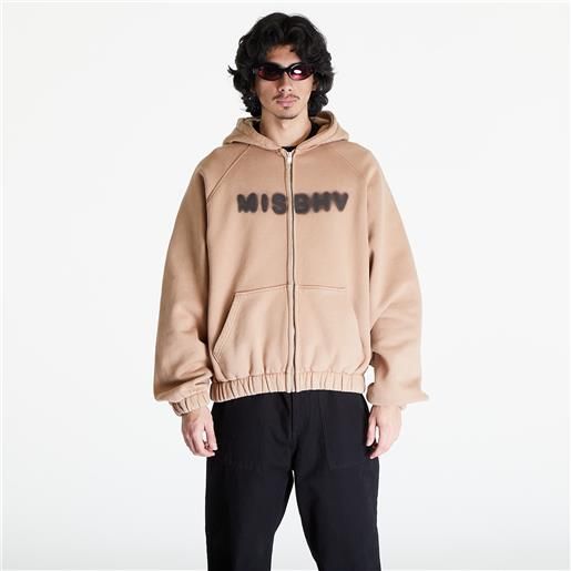 MISBHV community zipped hoodie unisex vintage brown