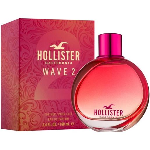 Hollister wave 2 for her eau de parfum do donna 100 ml