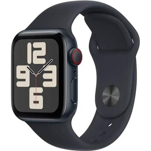 Apple watch se gps + cellular cassa 40mm in alluminio mezzanotte con cinturino sport - s/m