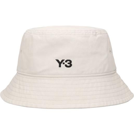Y-3 cappello bucket con logo
