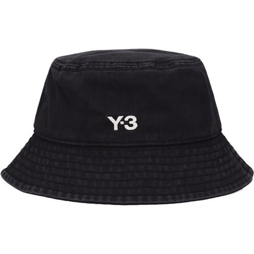 Y-3 cappello bucket con logo