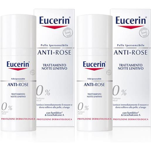 Eucerin anti-rose trattamento lenitivo notte 50 ml 2x50 crema