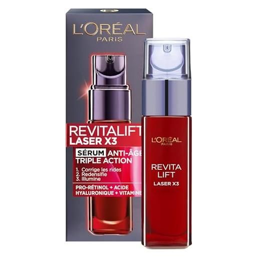 L'Oréal Paris Revitalift l' oréal paris revitalift laser x3 cura siero antietà acido ialuronico