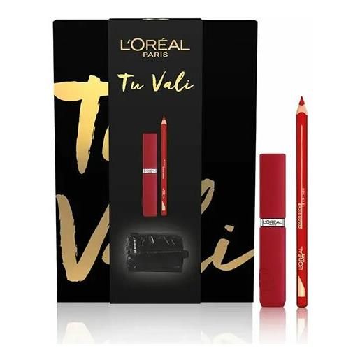 L'OREAL ITALIA SPA DIV. CPD l'oréal paris self confidence box mini beauty matte resistance red + matita labbra