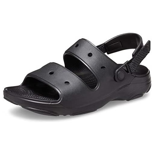 Crocs classic all-terrain sandal, sandali unisex - adulto, nero, 38/39 eu