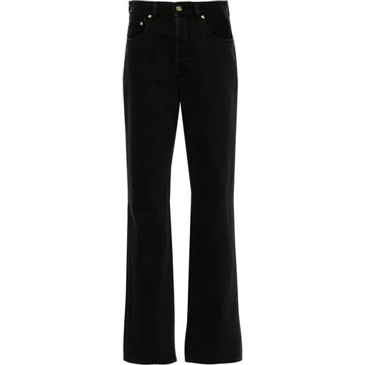 Jacquemus jeans dritti la de nimes droit - nero
