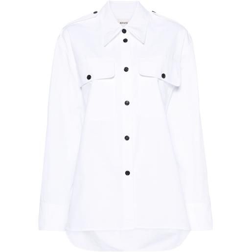 KHAITE giacca-camicia - bianco