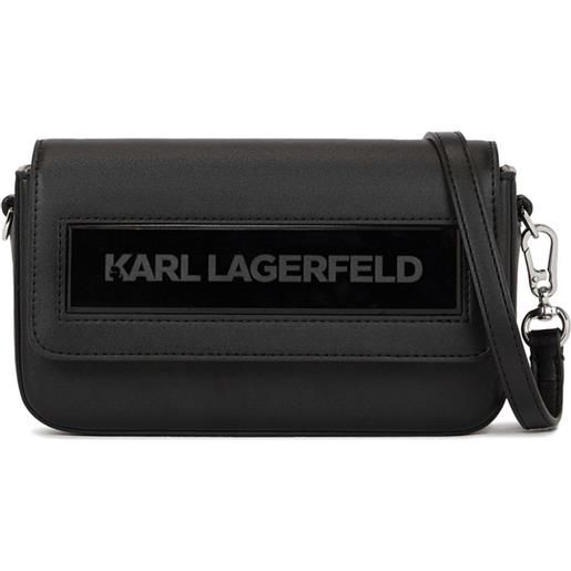 Karl Lagerfeld borsa a spalla ikon k piccola - nero