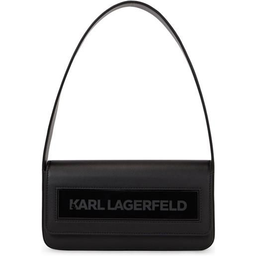 Karl Lagerfeld borsa a spalla icon k media - nero
