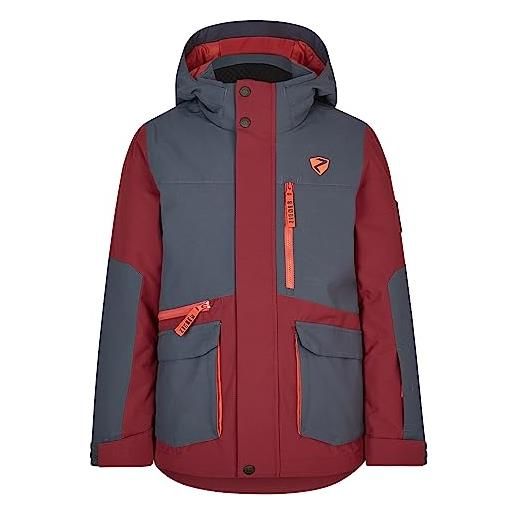 Ziener agonis sci, giacca invernale | impermeabile, antivento, calda, cabina rossa, 176 bambini e ragazzi