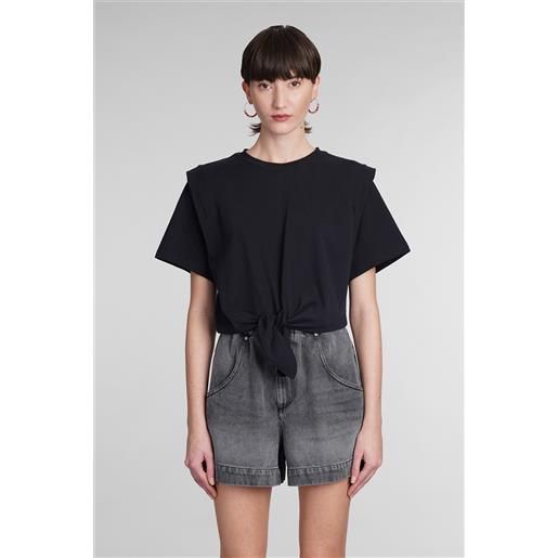 Isabel Marant t-shirt zelikia in cotone nero
