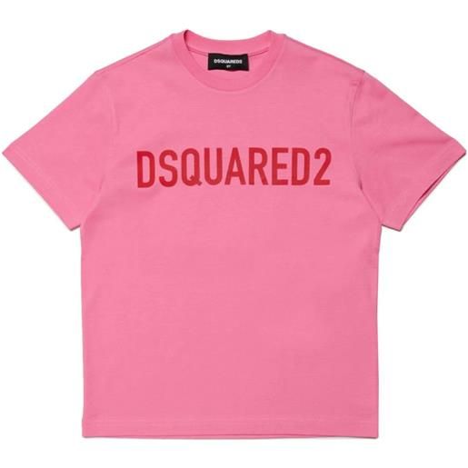 Dsquared 2 kids t-shirt in cotone rosa