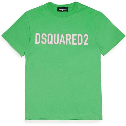 Dsquared 2 kids t-shirt in cotone verde