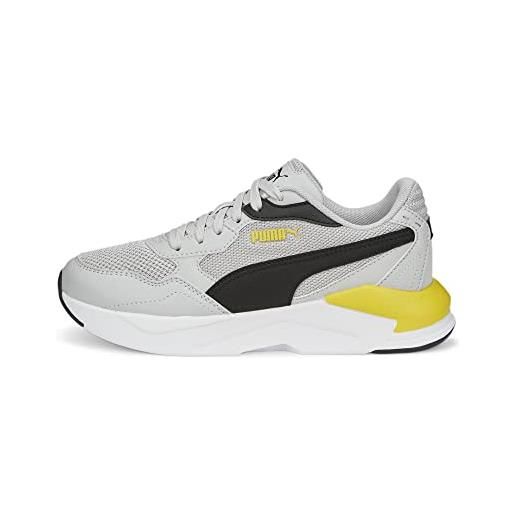 PUMA unisex kids' fashion shoes x-ray speed lite jr trainers & sneakers, cool light gray-PUMA black-pelé yellow, 38