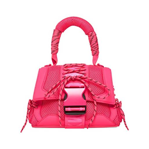Steve Madden diego-borsa a tracolla con maniglia superiore donna, rosa fluo, einheitsgröße