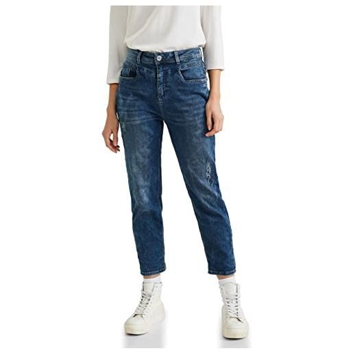 Street One a376195 jeans, autentico indaco usato, 27w x 28l donna