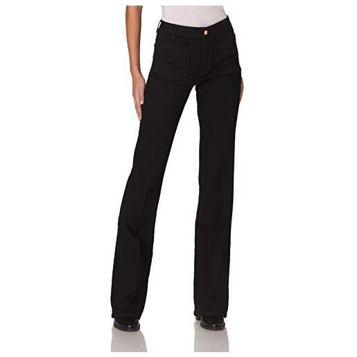 Wrangler flare jeans, retro black, 34w / 32l donna