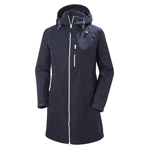 Helly-Hansen helly hansen donna giacca lunga impermeabile belfast, 2xl, marina militare