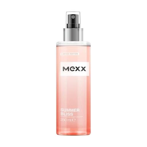Mexx woman summer limited edition - fendinebbia per il corpo da donna, 250 ml