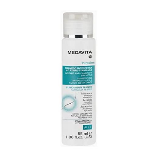 Medavita puroxine shampoo antiforfora ad azione istantanea 55 ml