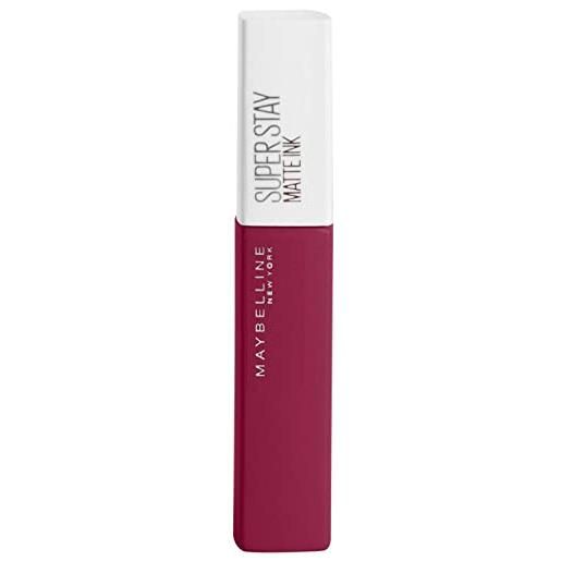 Maybelline new york tinta labbra super. Stay matte ink, rossetto matte liquido a lunga tenuta, front (145), 5 ml