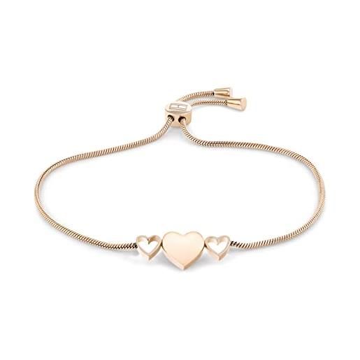Tommy Hilfiger jewelry braccialetto a catena da donna oro rosso - 2780714