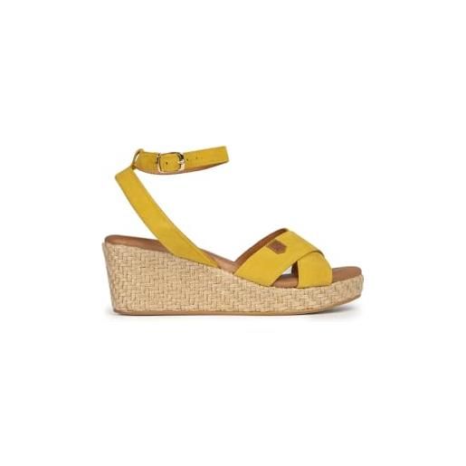 POPA scarpe marca modello minorquina 4p caterina serraje giallo, sneaker unisex-adulto, 38 eu