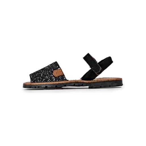 POPA scarpe marca modello 4p alvaro glitter nero, sneaker unisex-adulto, 34 eu