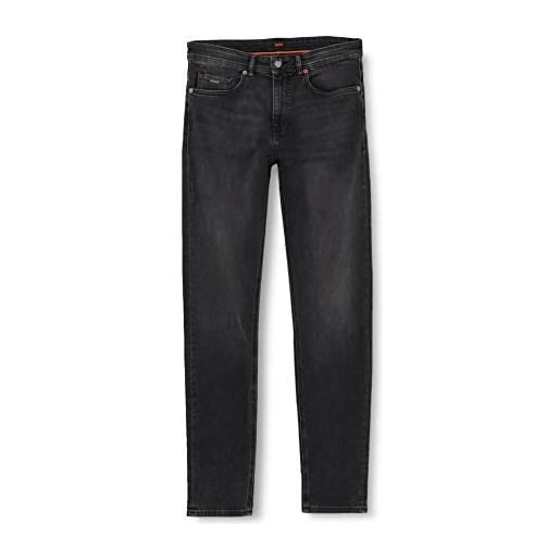 BOSS taber zip bc-p-1 jeans, grigio scuro 27, 30w / 32l uomo