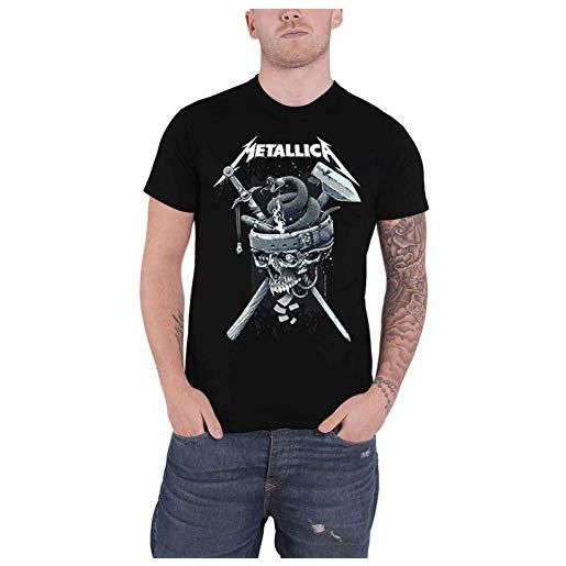 Metallica history uomo t-shirt nero s 100% cotone regular