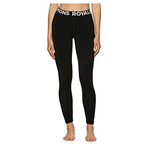 Mons Royale leggings cascade flex 200, black, m