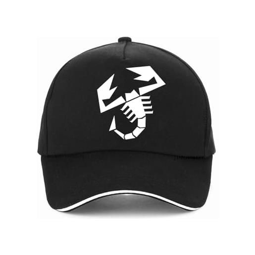 TONFON cappellino da baseball abarth berretto da baseball per adulti berretto sportivo regolabile unisex regalo di natale perfetto