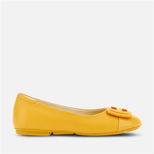 Hogan donna ballerine e sandali da donna, giallo (taglia. )