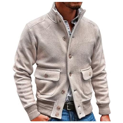 Generico giacche ciclismo uomo antivento impermeabile felpa uomo con cappuccio e zip 100% cotone tuta completa uomo felpa lavoro uomo con cappuccio felpa calcio uomo pullover smanicato uomo scollo a