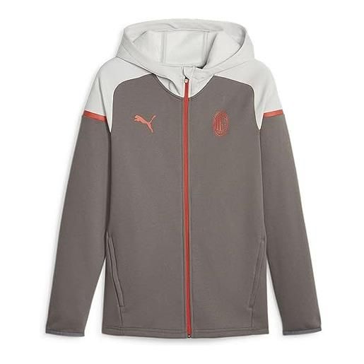 PUMA acm casuals hooded jkt giacca, cool dark gray-cool light grey, s unisex - adulto