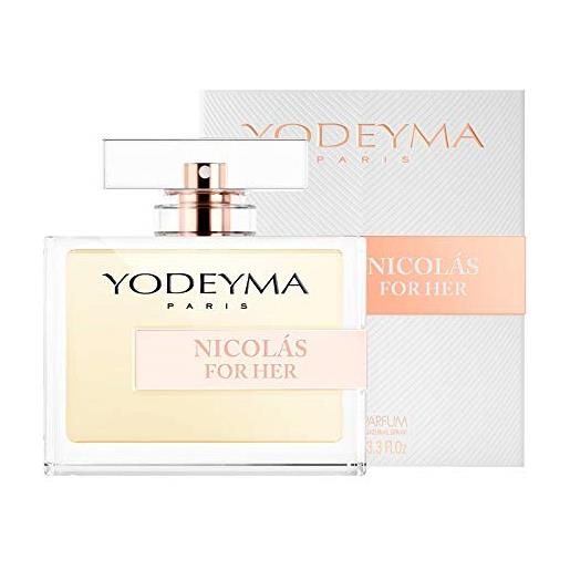 Generico yodeyma nicolas for her eau de parfum 100ml. Profumo donna
