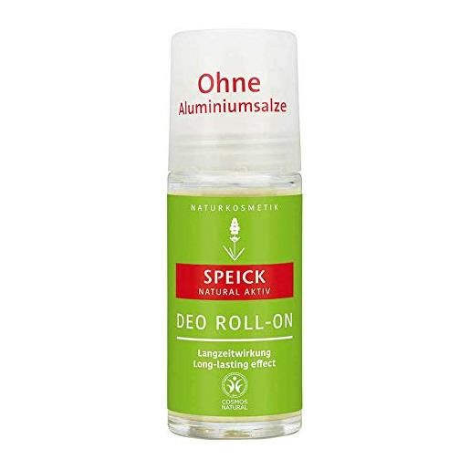 Speick natural aktiv roll-on deodorante roll-on, confezione da 2 (2 x 50 ml) (bio, vegano, cosmetico naturale)