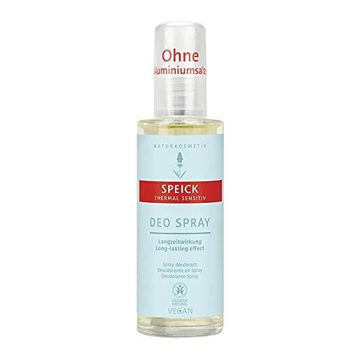 Speick thermal sensitiv deo spray 2 confezioni da 75 ml (bio, vegano, cosmetico naturale) deodorante spray x2