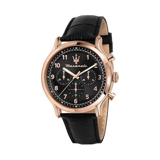 Maserati orologio uomo epoca limited edition, cronografo, analogico, r8871618015
