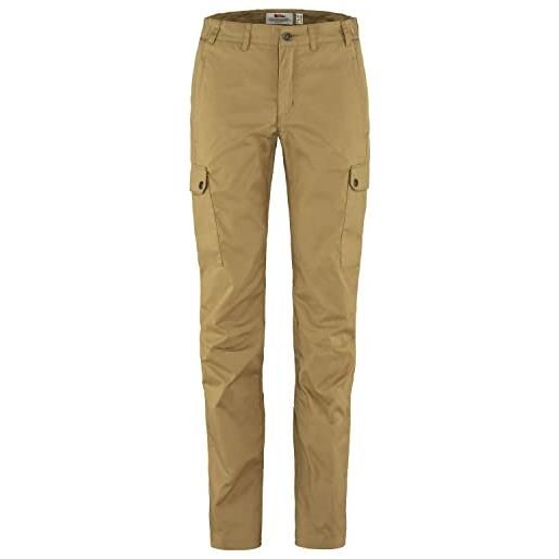 Fjallraven 84775-232 stina trousers w pantaloni sportivi donna buckwheat brown taglia 48/r