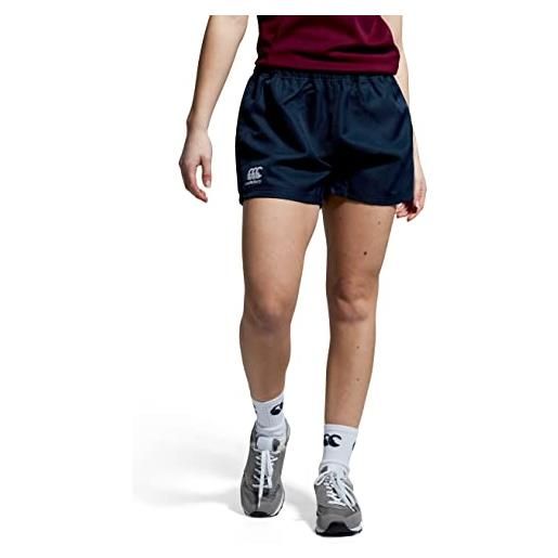 Canterbury professional poly shorts per donna, nero, 22