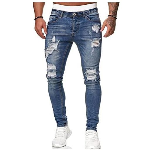 Jeans uomo hot sale neri strappati