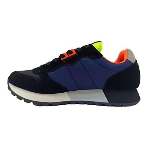 SUN68 uomo scarpe sneakers jaki fluo z42115 44 multicolore nero/navy blue 1107