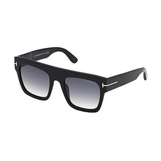 Tom Ford occhiali da sole renee ft 0847 shiny black/grey shaded 52/21/140 donna